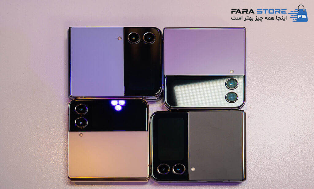 انواع رنگ های گوشی تاشوی Galaxy Z Flip 4 